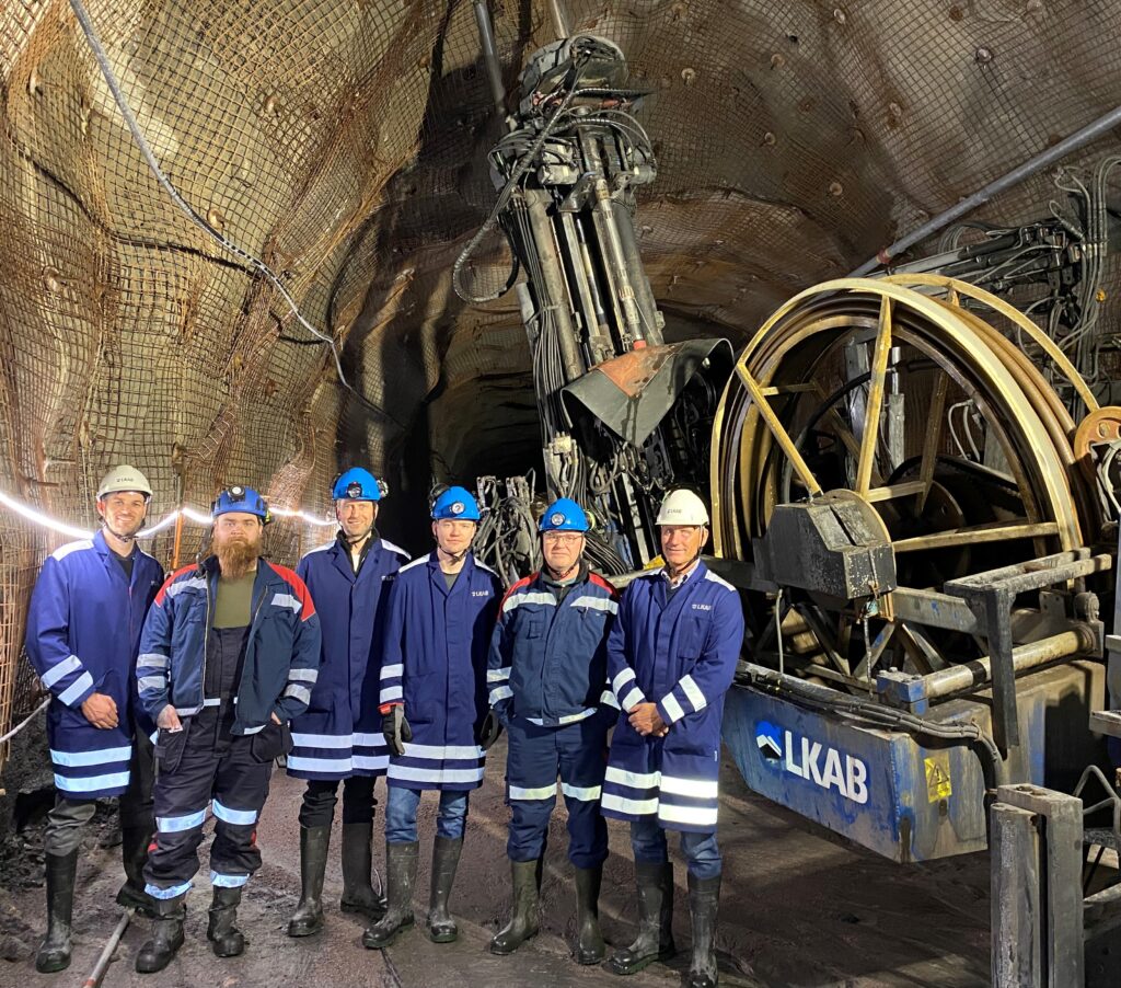 Project 2 Researchers Visit Wassara Underground Operations in Sweeden